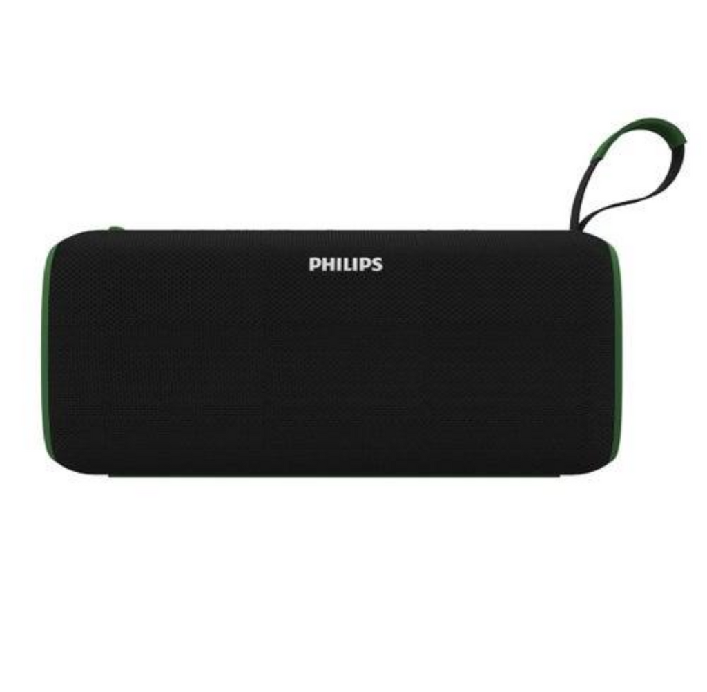 Philips TAS2400BK/GR  - 32W Max, Play Time-10 Hour, 2400 MAH Battery, BT/TF/USB/, Hanging Strap